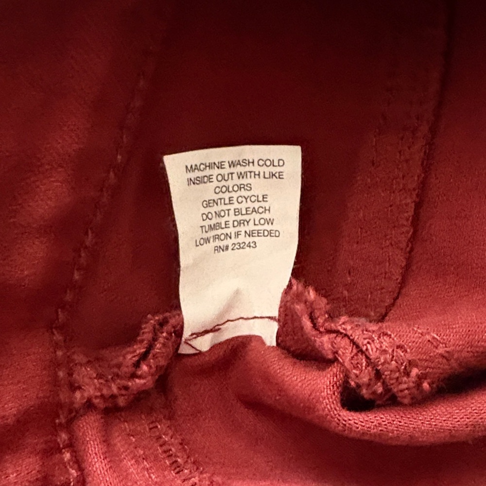 New York & Company Burnt Orange Distressed Jeggings - Picture 9 of 9